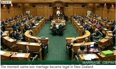 Samkönade äktenskap i Nya Zeeland