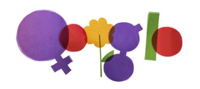 Även Google uppmärksammar Internationella Kvinnodagen med en doodle